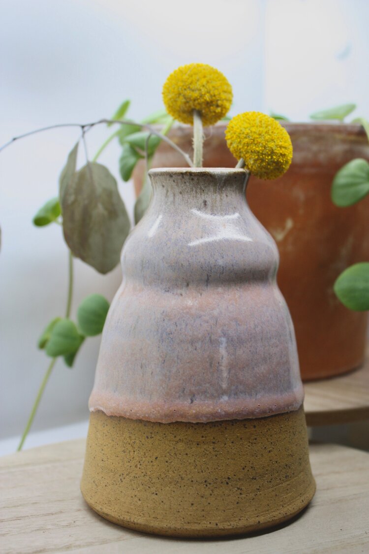 Speckled Himalayan Sands Bud Vase