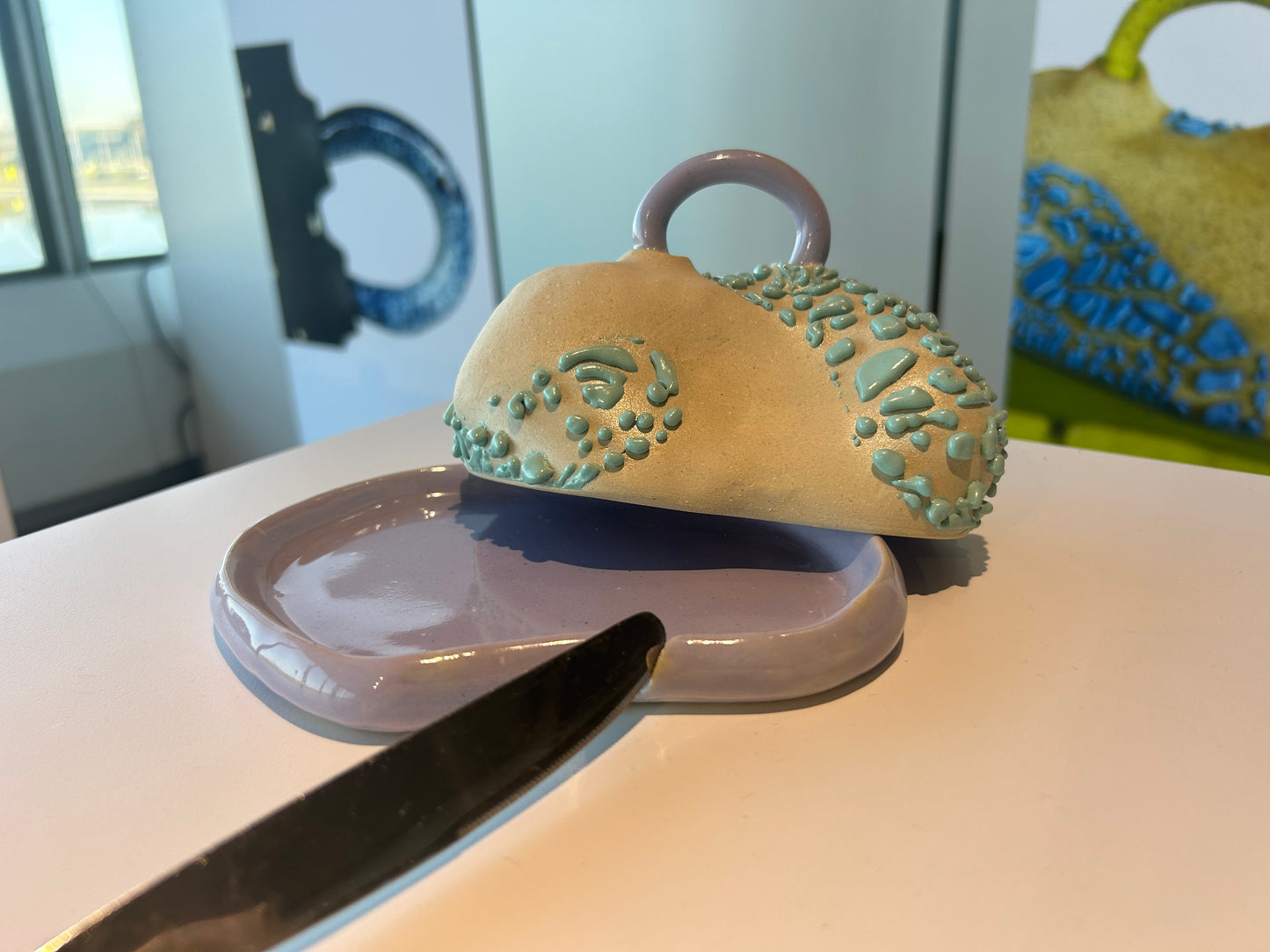 crawl butter dish