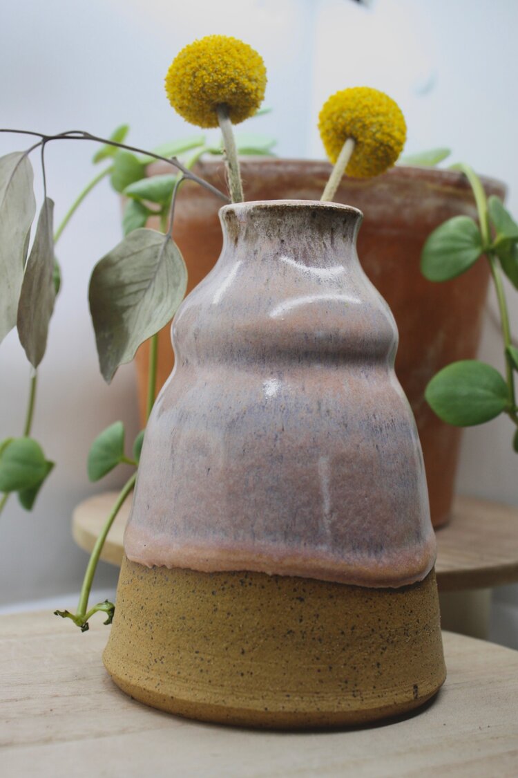 Speckled Himalayan Sands Bud Vase