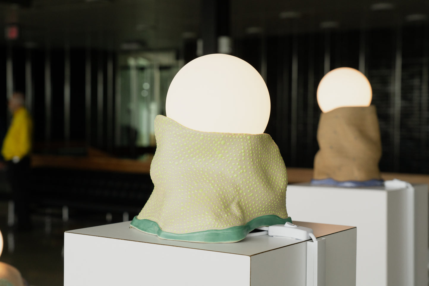 CERAMIC ORB LAMPS