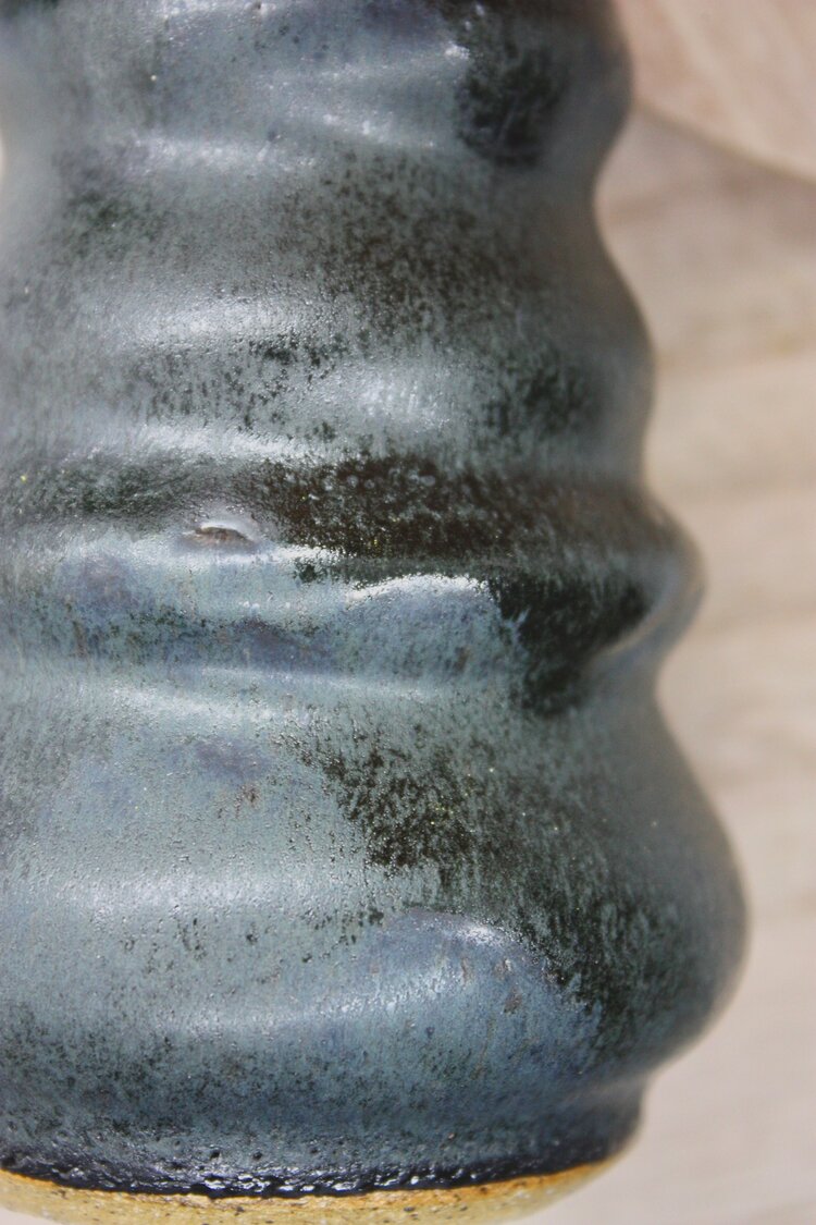 Velvet Black Bud Vase