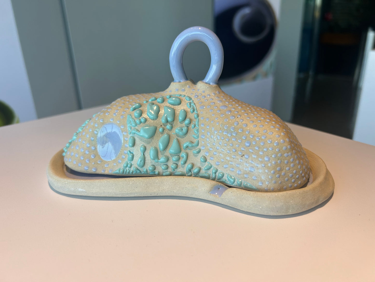 crawl butter dish
