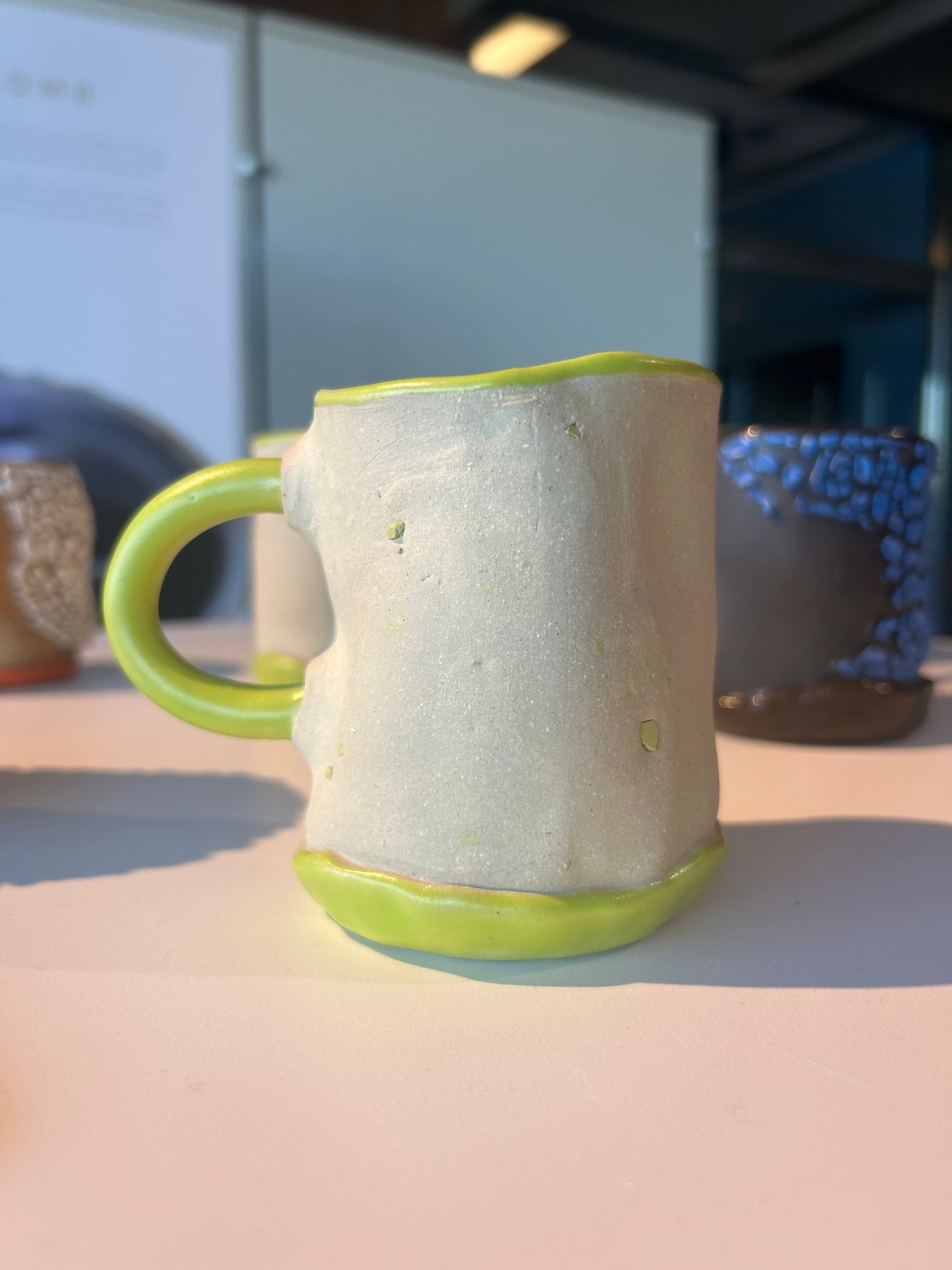 freckle honeycomb mug