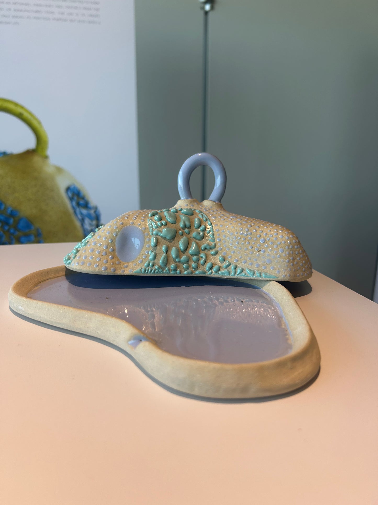 crawl butter dish
