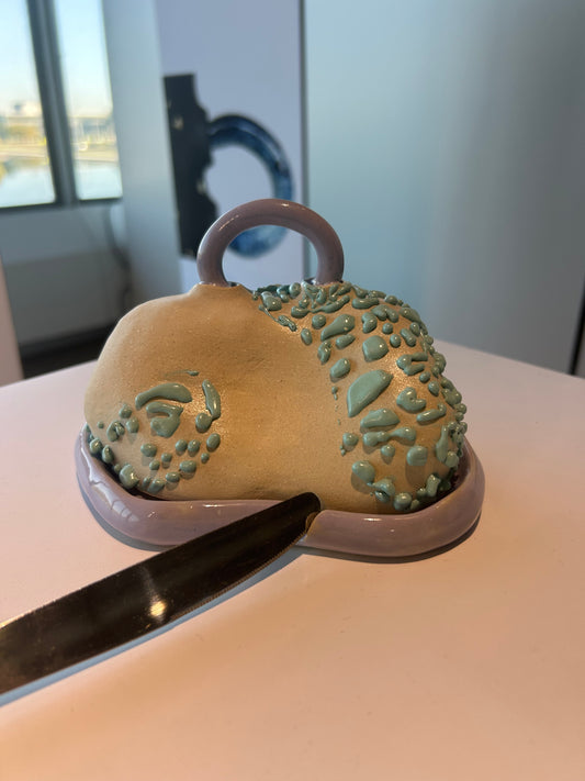 crawl butter dish