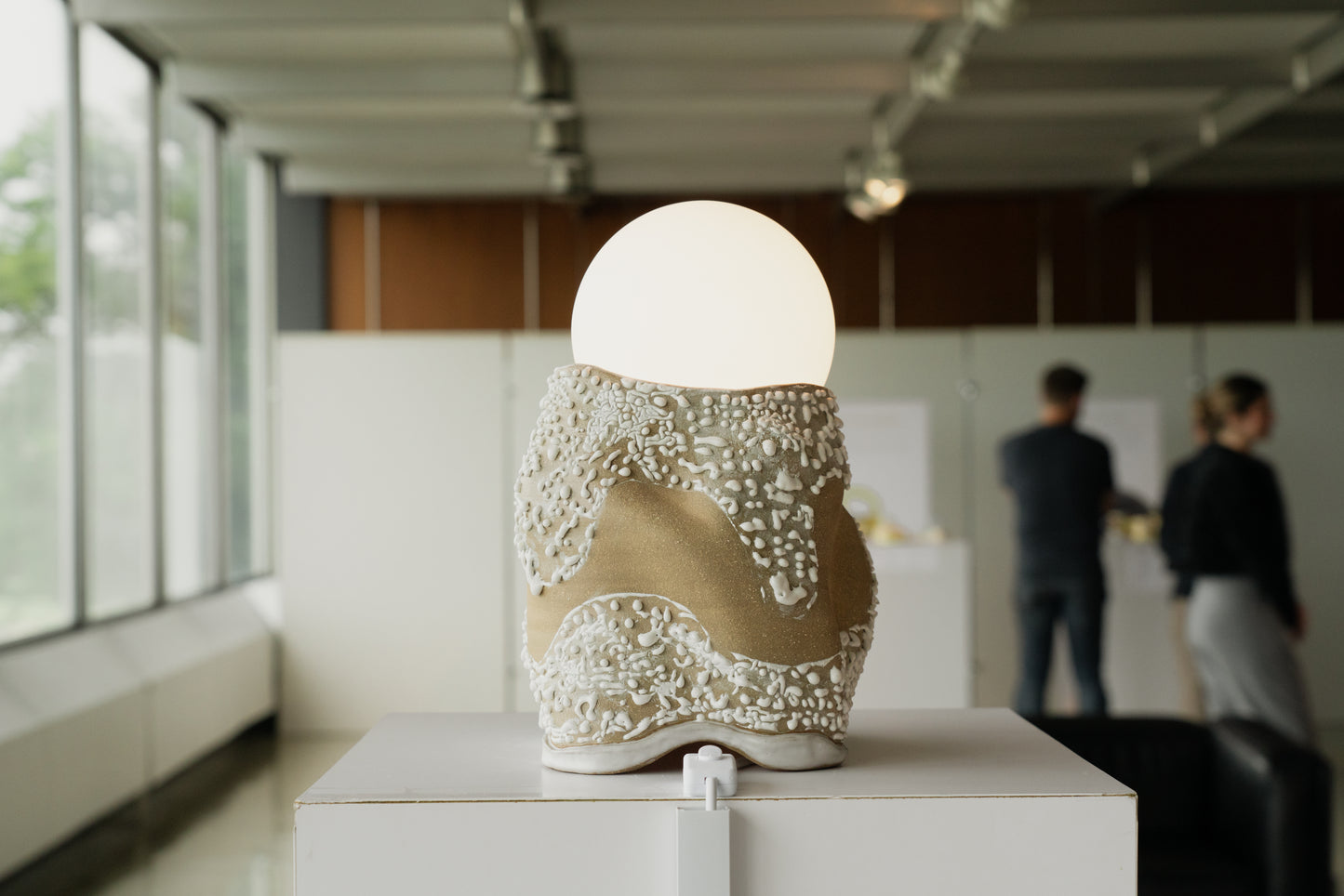 CERAMIC ORB LAMPS