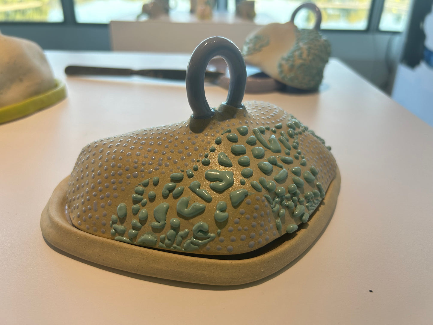 crawl butter dish