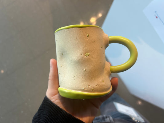 freckle honeycomb mug